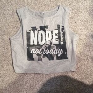 Graphic tanktop croptop